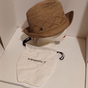 Helen Kaminski Raffia Rollable Tan Woven Hat